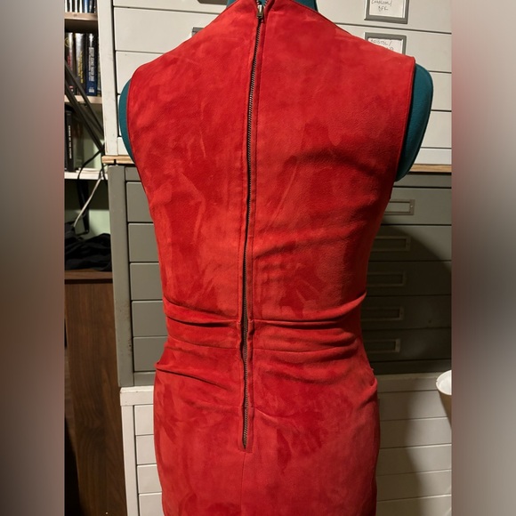 REAL SUEDE Nicole Miller Atelier sheath dress - Picture 3 of 5